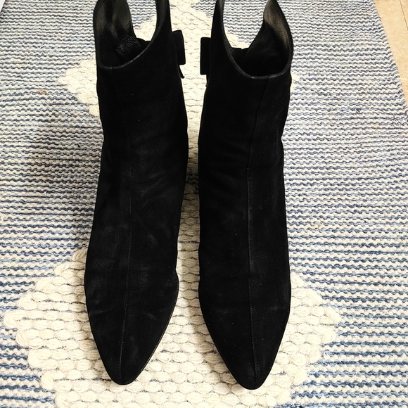 RARE🦄 vintage Versace suede ankle boots 9.5 - Picture 3 of 9